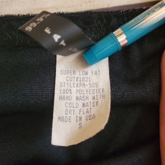 Super Low Fat Womens Small Vintage Hot Topic Black Crushed Velvet Maxi Skirt #66 - Picture 8 of 8